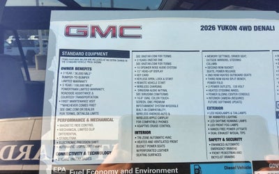 2026 GMC Yukon Denali