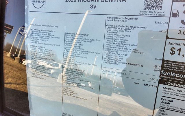 2026 Nissan Sentra SV