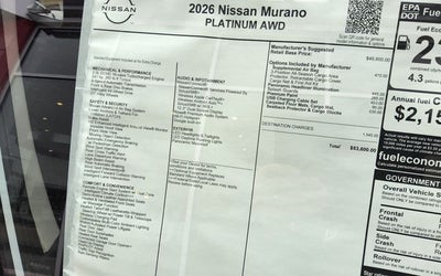 2026 Nissan N/A Platinum