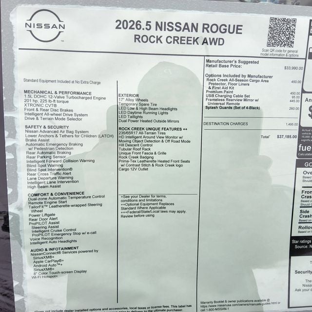 2026 Nissan N/A Rock Creek®